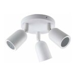 Optonica - spot led en saillie triple orientable blanc pour ampoule gu10 - silamp Optonica - spot led en saillie triple orientable blanc pour ampoule gu10 - silamp
