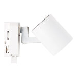 Spot led sur rail moonphas 'lumiastra' 1xgu10 blancsans ampoule