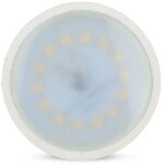 Spot led v - tac pro gu10 10w ? 4000k ? 1000lm ? 120� ? cache satin�, blanc naturel ? 218791