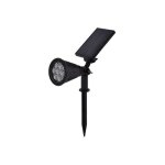 Spot  piquer led solaire pour jardin 1. 5w 6v dc - vert silumen