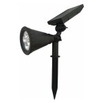 Spot � piquer led solaire pour jardin 2w 5. 5v dc - 4 led silumen