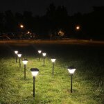 Spot  piquer solaire crpusculaire ip65 2w - blanc chaud 2300k - 3500k silamp