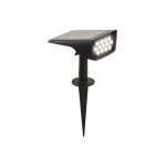 Spot piquet solaire projecteur ip65 2w - blanc chaud 2300k - 350