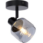 Bjorn spot plafond - noir - 1xe14