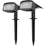 Spot solaire extérieur, projecteur solaire 2 - en - 1 installation 3 modes pour chemin patio allée , ... Spot solaire extérieur, projecteur solaire 2 - en - 1 installation 3 modes pour chemin patio allée , ...