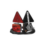 Spotlight - kit de signalisation, feu de remorque - kit magntique + triangle de signalisation arrire ...