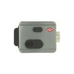 Serrure lectrique pour porte cochre - jpm argent 125 mm zingu 110 125 mm cylindre  bouton