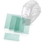 Kit de 4 plaques de rechange pour casque de soudage st 550 l - stahlwerk