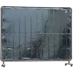 Rideau de protection pour soudeurs, r�sistant aux uv 2, 4m x 1, 8m - stahlwerk