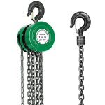 Stanew ? palan � cha�ne manuel 1 tonne ? hauteur de levage 3m ? cha�ne g80 en acier au mangan�se ? crochet ...