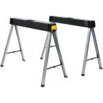 Lot de 2 tr�teaux - pliable - 350 kg - ultra compact - facile � installer - fatmax stanley 1 - 97 - 475 ...