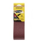 3 bandes abrasives 75x533 grain 60 sta33186 - xj - stanley 3 bandes abrasives 75x533 grain 60 sta33186 - xj - stanley
