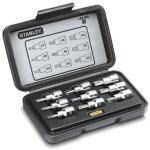 Stanley - coffret à douilles jeu de 9 douilles torx - t20 - t25 - t27 - t30 - t40 - t45 - t50 - t55 - ... Stanley - coffret à douilles jeu de 9 douilles torx - t20 - t25 - t27 - t30 - t40 - t45 - t50 - t55 - ...
