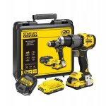 Stanley - fatmax v20 perceuse visseuse 80 nm brushless - lithium 18v - 2 batteries 2 ah - sfmcd725d2k ...