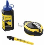 Stanley - kit cordeau traceur 30 m - 1 biberon de poudre de tra�age 115 g - 1 feutre - fatmax 0 - 47 ...