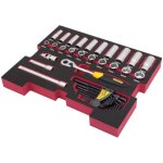 Stanley - module mousse pro - stack cliquets / douilles 3 / 8' - 38 pcs Stanley - module mousse pro - stack cliquets / douilles 3 / 8' - 38 pcs