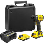 Stanley - pilote d'impact sfmcf820d2k - qw 18 v 2x2 0 ah accu.