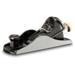 Stanley - rabot m�tallique 220 - finition laqu�e noire - lame de 40 x 178 mm - position � 21� 1 - 12 ...