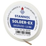 Tresse  dessouder stannol solder ex longueur 1. 6 m largeur 2. 5 mm flux imprgn s66533