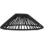 Abat - jour vide, rotin, noir, e27, ext�rieur, 25 cm - star trading