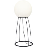Star trading lampadaire mallorca, lampadaire, e27, d�coration, noir, blanc, ext�rieur, ip65, 95 cm