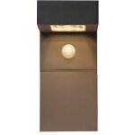 Trading lanterne solaire vici, applique murale, noir, led, capteur crpusculaire, capteur de mouvement, ...
