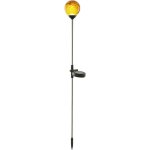 Star trading piquet de terre solaire roma, lampe de chemin, led, ext�rieur, ambre, capteur cr�pusculaire, ...