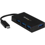 Startech. com hb30c4afs hub & concentrateur usb 3. 2 gen 1 (3. 1 gen 1) type - c 5000 mbit / s noir