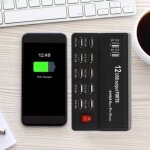Station de charge rapide usb universelle � 12 ports, 100 - 240 v, avec c�ble, permettant de charger plusieurs ...