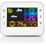 Station meteorologique - interieur et exterieur - capteur meteo sans fil inclus - previsions meteorologiques ... Station meteorologique - interieur et exterieur - capteur meteo sans fil inclus - previsions meteorologiques ...