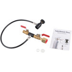 Station de recharge co2 pour bouteille cga320 24  avec adaptateur de remplissage