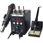 Station de retouche � air chaud 2 en 1, affichage num�rique, fer � souder �lectrique pour r�paration ...