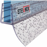 Steigner joint de douche pour paroi en verre, 40cm, vitre 6 / 7 / 8 mm, joint d'étanchéité pvc droit ... Steigner joint de douche pour paroi en verre, 40cm, vitre 6 / 7 / 8 mm, joint d'étanchéité pvc droit ...