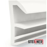 Joint de feuillure de battant joint d'tanchit de fentre largeur de rainure 5 mm en tpe, 1m, blanc, ...