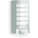 Steinel applique murale ext�rieure avec d�tecteur l 12 s aluminium 60w ip44 e27 - anthracite