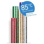 Steinel b�tons de colle 7 mm 150 mm multicolore, effet scintillant, or, argent, rouge, vert, bleu 96 ...