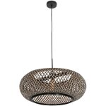 Steinhauer - anne lighting - suspension - maze - noir - bambou bois - � 60cm -
