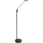 Lampadaire lampadaire led salon variateur de lumi�re m�tal noir h 143 cm