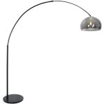 Steinhauer - lampe arc lampadaire lampadaire lampe de salon m�tal noir gris h 205 cm