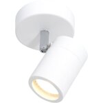 Steinhauer - mexlite - spot - upround led - blanc - m�tal - � 10cm - gu10 -