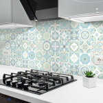 Sticker mural carrelage adh�sif cuisine salle de bain - 24 stickers carrelages azulejos guilianita - ...