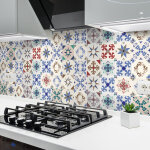 Sticker mural carrelage adh�sif cuisine salle de bain - 24 stickers carrelages azulejos olivero - 24stickers10 ...