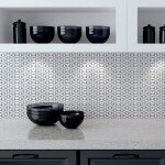 Sticker mural carrelage adh�sif cuisine salle de bain - 24 stickers carreaux de ciment oriental hammamet ...