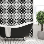 Sticker mural carrelage adh�sif cuisine salle de bain - 60 stickers carreaux de ciment oriental zagazig ...