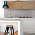 Sticker mural carrelage adh�sif cuisine salle de bain - 9 stickers carreaux de ciment oriental marrakech ...