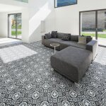 Stickers sol anti - d�rapant avec protection - carrelages sol valentina - 1 sticker de 40x40cm