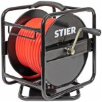 Stier - d�vidoir � air comprim� sbt - 30, 20 bar, extension: 30m, enrouleur tuyau, d�vidoir manuel