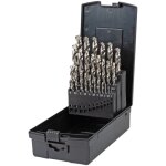 Stier - jeu de 25 forets h�lico�daux standard din 338 hss - g 1 - 13mm en coffret, queue cylindrique, ...