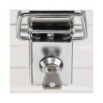 Stier - jeu de serrures � cylindre pour caisses en aluminium 2 serrures identiques, 2 cl�s incluses, ...