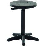 Stier tabouret de travail � patins hauteur d'assise 440 - 630 mm, assise en pu, forme ergonomique, r�glage ...